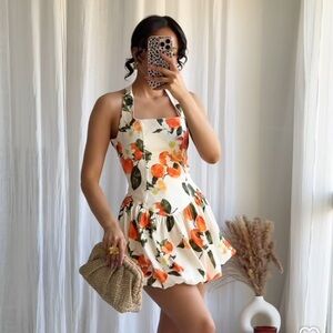 Zara Printed Short Dress